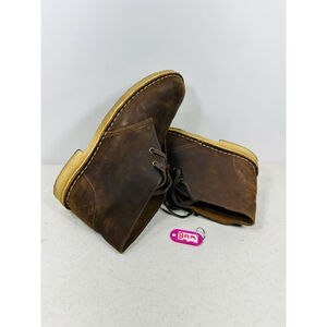 Clarks Women's Desert Boot Chukka in Beeswax Brown Size 8,5M EUC Scuffed